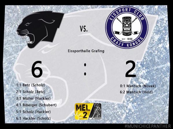 München Ice Panther - Sieg im ersten Spiel 